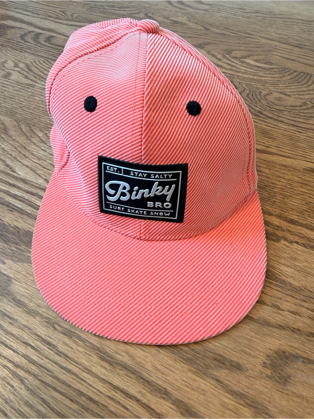 Binky Bro Venice Kids Coral Pink Snapback Cap